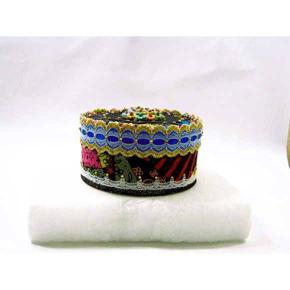 Keepsake Jewelry Trinket Box for Mementos Desk Items w/ Mini Journal + Potpourri - Picture 8 of 16